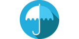 Icon Rgenschirm Blau